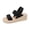 Khaki, variant on Women's Platform Wedges Sandals 2026 Slingback Lightweight Elastic Ankle Strap Low Wedge Walking Sandals Comfortable Slip On Casual Shoes Outdoor Beach Vacation Flatform Sandal Beige 38(US-7)