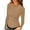 Bm-16 Camel, variant on Anygrew Women Long Sleeve Top Casual Basic Slim Knit Ribbed T Shirt