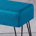 thumbnail image 2 of Home Soft Things Jacquard Ottoman - Angola - Ocean depths - 19" x 13" x 17", 2 of 5