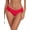 Dark red, variant on Women's Full Coverage Bikini Bottom Mid Rise Ruched Sides Swim Bottoms