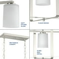 thumbnail image 4 of Progress Lighting - League - 4 Light Linear Chandelier In Modern Craftsman, 4 of 6