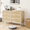 Natural, variant on Rattan Modern Drawer Chest, Modern 6 Drawer Dresser, Wide Chest of Drawers with wood Handles, Rattan Dresser Storage Cabinet for Living Room, Bedroom (Natural)