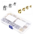 thumbnail image 4 of Easy To Install Self Tapping Thread Insert , Thread Slotted Insert, Slotted Inserts 116Pcs For Soft Woods For Thread Repair Furniture, 4 of 8