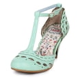 thumbnail image 2 of Ellie Shoes E-BP310-Raine 3 inches T Strap Cut Out Detail Heel 11 / Black, 2 of 2