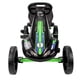 thumbnail image 3 of 509 Crew Air Jet Pedal Go Kart - Verde - Niños, gráficos deportivos en el carenado delantero, asiento ajustable, llantas de 4 radios con ruedas EVA de 10'', volante deportivo, Go Kart para niños a par, 3 of 5