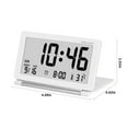 thumbnail image 3 of Yhmxh Home Essentials Home Accessories Smart Night Light Digital Alarm Clock With Indoor Temperature Operated Desk Small Clock Home Goods House Essentials for Home Room, 3 of 7