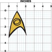 Star Trek Science Insignia Full Color Iron-On Patch