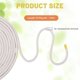 thumbnail image 2 of Cotton String Threads for Crafts Knitting Making Beige 10~10.5mm about 10.94 Yards(10m)/Bundle, 2 of 6