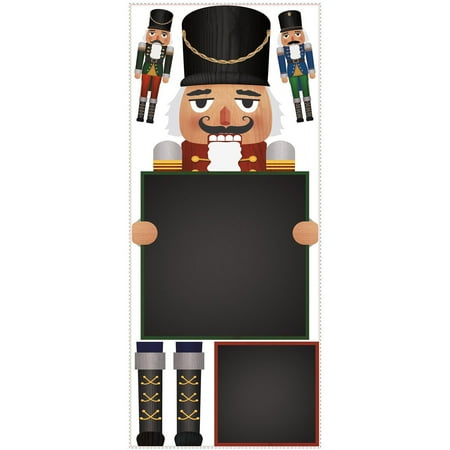 Nutcracker Chalkboard Peel and Stick Giant Wall Decals