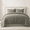 Olive Green-Full/Queen (92" X 92"), variant on Quilt Set Birch Full/Queen (92" X 92") 3 Piece Modern Striped Lightweight Bedding