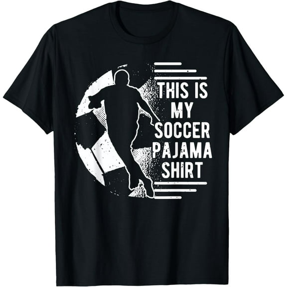 This is My Soccer Pajama Shirt for Players Teens Boys T-Shirt