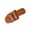 Brown, variant on Wensltd Flat Sandals Women Square Round Toe Sandals Solid Color Breathable Spring Summer Outdoor Casual Walking Slippers Black