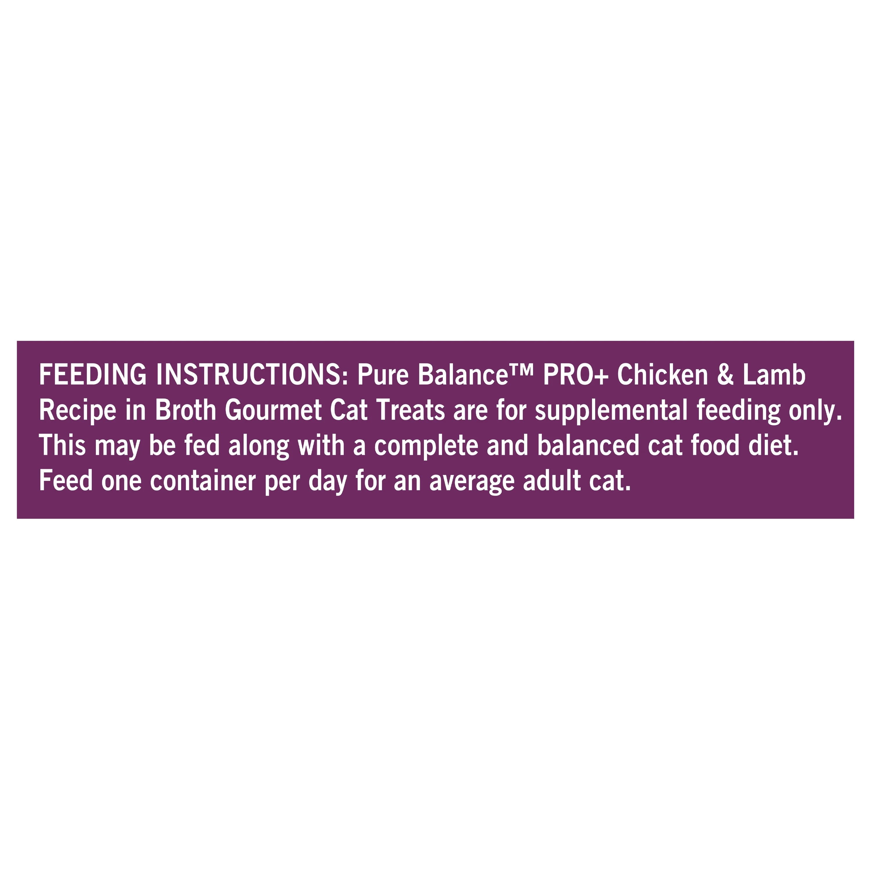(2 pack) Pure Balance Pro+ Sensitive Stomach Chicken & Lamb Recipe in Broth, 1.4 oz