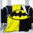 thumbnail image 1 of Manta de franela de Batman, suave y acogedora manta de felpa para todas las estaciones para niños y niñas, manta cálida y ligera para sofá cama o viaje de 40 x 30 pulgadas, 1 of 8