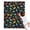 Black Cartoon Dinosaurs, variant on Black Cartoon Dinosaurs Colorful Leaves Pattern Blanket,Comfortable Soft Flannel Throw Blanket,All Season,Warm Lightweight Blankets for Sofa Bed Couch Living Room Chair,30"x40"