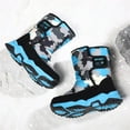 thumbnail image 3 of IWIHMIV Winter Shoes for Kids Girls Girls Boys Warm Winter Boots Kids Non-Slip Outdoor Boots Snow Boots, 3 of 9