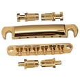 thumbnail image 2 of Parte Posterior Del Puente De Del Rodillo De Lleación Del Cinc Gloria Guitarra Eléctrica Dorado, 2 of 7