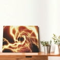 thumbnail image 4 of Balery orange lightning Pattern Canvas Decorative Picture – 30x40in Premium Wall Art, Modern Canvas Print for Home Decor（Horizontal）, 4 of 6