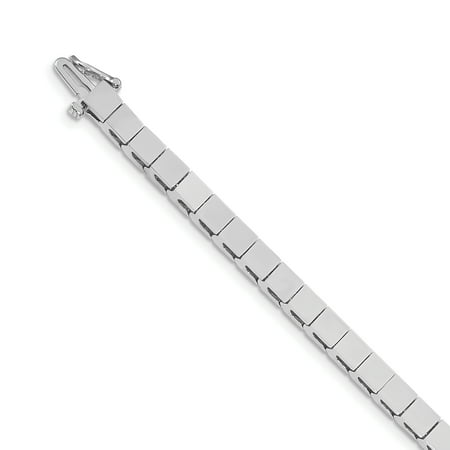 14k White Gold Holds up to 33 4mm Stones Add-A-Diamond Tennis Bracelet (Best Fake Diamond Tennis Bracelet)