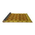 thumbnail image 2 of Ahgly Company Indoor Square Oriental Yellow Traditional Area Rugs, 4' Square, 2 of 4