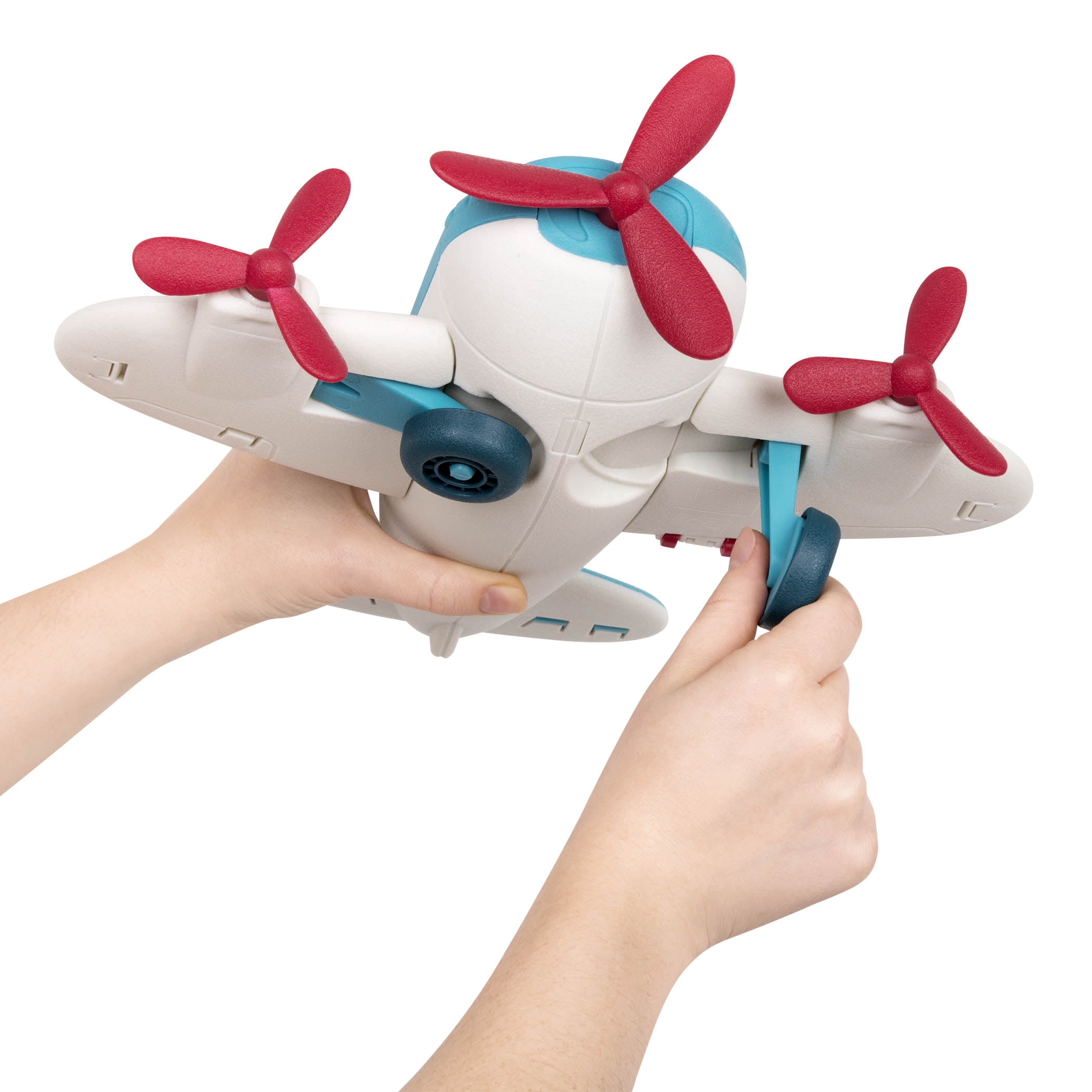 Battat Airplane Classic Toy Vehicle with Moving Parts, Toddler and Preschool Toys