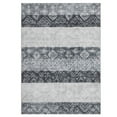 thumbnail image 3 of Garvee 9'x12' Washable Area Rug for Living Room Boho Geometric Rug Low Pile Non Slip Floor Carpet Farmhouse Soft Rug, Gray, 3 of 7
