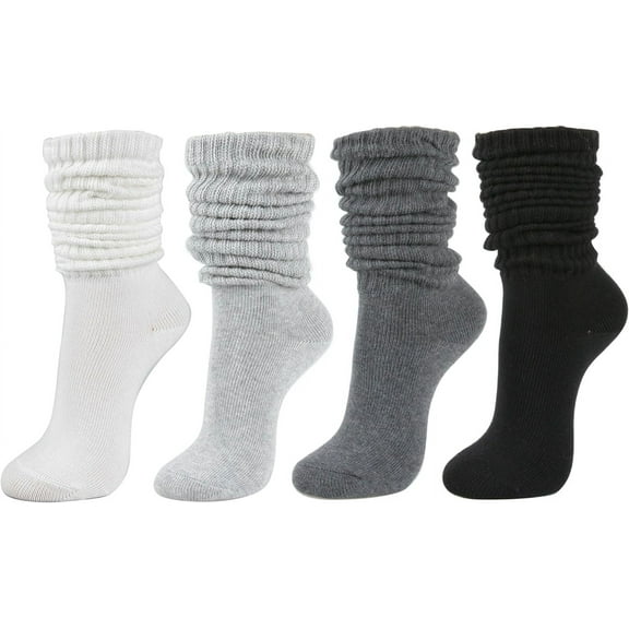Jtbuh XLY Women's Fall Winter Slouch Knit Socks - Slouchy & Scrunch Socks for Women
