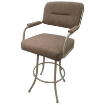 Swivel 30" Bar Stool - M-110 Metal Beige Frame