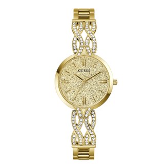 GUESS Womans Lulu Rose Gold Strap Round Pink Dial W0890L4  display picture 1
