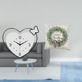 thumbnail image 2 of Reloj de pared,Reloj de pared acrílico para oficina en casa,sin tictac,Relojes de pared colgantes Reloj de tiempo decorativo,Funda de almohada,Funda de almohada navideña 2023 de 18 x 18, 2 of 8