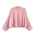 thumbnail image 3 of BILIKEYU Women's Suede Texture Effect Jackets Outerwear Tops, Bomber Jacket Women, Women Fall Clothes, Fall Jackets, 3 of 4