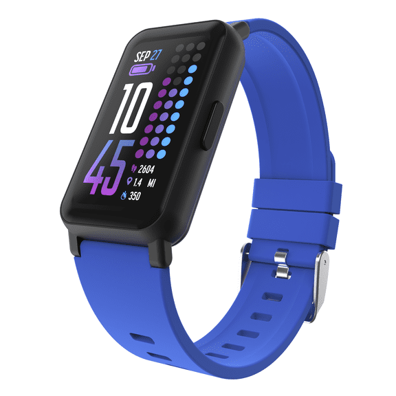 Open Box iTouch Active 4 Unisex Adult Smartwatch Fitness Tracker, Blue