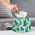 thumbnail image 6 of Rocae Green Sea Turtle for High-grade Leather Tissue Box, Exquisite Fashionable Design, Office Tissue Box, Waterproof Family Tissue Box, 6 of 8