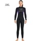 thumbnail image 2 of Soidarity Traje de buceo de 3mm, Material de nailon, buena elasticidad, traje de baño de una pieza de estilo de manga larga, traje de neopreno con ribete Deportes acuáticos Mujer Morado Oscuro XXL Soidarity OD020682-24, 2 of 6