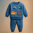 thumbnail image 2 of JuniorKids Travel Boy Cotton Joggers Set, 2 of 2