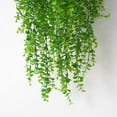 Artificial Hanging Plants Flowers Basket Fake Vine Trailing Indoor