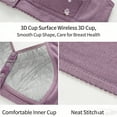 thumbnail image 5 of QASIEATN Front Closure Daisy Bras for Older Women No Underwire Full Coverage Bralette Plus Size Push Up Bras Womens Underwear, 5 of 8