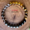 thumbnail image 3 of 8mm Rainbow Selenite Bracelet, Iridescent Natural Stretch Bracelet with Cat-Eye Effect, Handmade Meditation & Energy Healing Unisex Jewelry Gift for Women & Men, 3 of 5