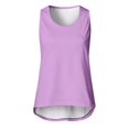 thumbnail image 4 of Rigardu Womens Workout O Neck Sleeveless Breathable Backless Tank Yoga Tops Shirt Pink+L, 4 of 5