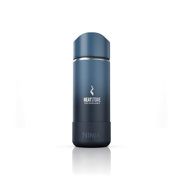 Taza de viaje Ninja Sip Perfect, 473 ml, acero inoxidable, azul océano