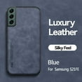 thumbnail image 1 of PU Leather Case for Samsung Galaxy S21 FE, Magnetic Attraction Inside Shockproof Silky Feel Protective Cover for Samsung Galaxy S21 FE (6.4 Inch),Blue, 1 of 3