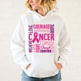 thumbnail image 2 of Sudadera con capucha y estampado de cáncer de mama para hombre y mujer, moda de otoño e invierno, con estampado de cáncer, informal, 2 of 4