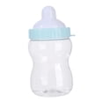 thumbnail image 2 of Botella de bebé, tarro de dulces, contenedor, regalo, botella de fiesta, alcancía, recuerdo de baby shower Azul claro, 2 of 5