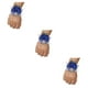 thumbnail image 4 of Advancent elástica única con materiales para ocasiones especiales Ramillete de muñeca de rosa satinada hecho a mano N15Azul zafiro Type1 NO1, 4 of 6