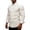 c01Beige, variant on USNSM Men's Solid Color Button Down Dress Shirts, Solid Color Casual Loose Long Sleeve Versatile Collared Business Casual Shirts Beige XXL