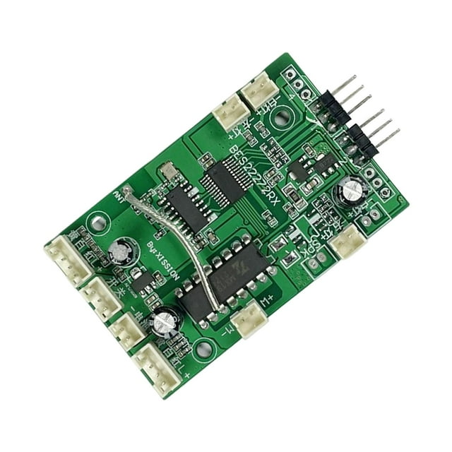 Tablero receptor de control remoto de TRES canales Hugo placa de circuito de coche rc 1/12