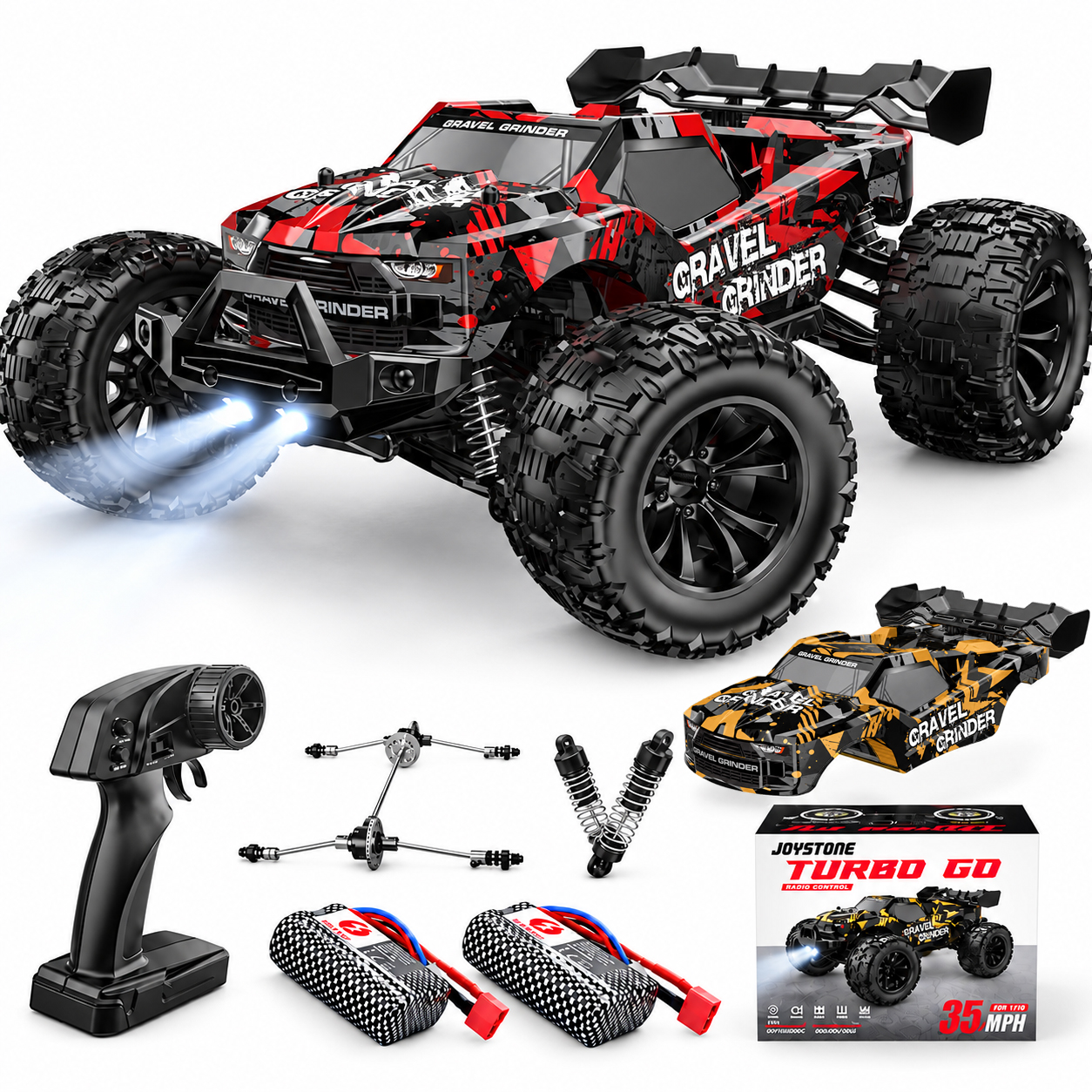 JoyStone 1/14 4WD RC Monster Truck, 35+ MPH Off-Road photo 1