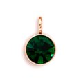 thumbnail image 1 of Piedra de nacimiento, diamantes de imitación, cristal, joyería de oro rosa, anillo de cadena hecho a mano DIY, pendientes, colgantes de fiesta Ropa, zapatos y accesorios Miscelánea verde oscuro Sonducket AP010356-07B, 1 of 6