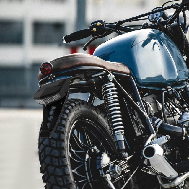 FUTUREORYY Luz Trasera De Motocicleta Con Vintage Y Alta Visibilidad Para Viajes Nocturnos