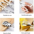 thumbnail image 4 of Stainless Steel Salad Serving Tongs, Heat Resistant, 10.5 Inch, Elegant Polished Surface, Easy One-Handed Use, Dishwasher Safe, 4 of 7